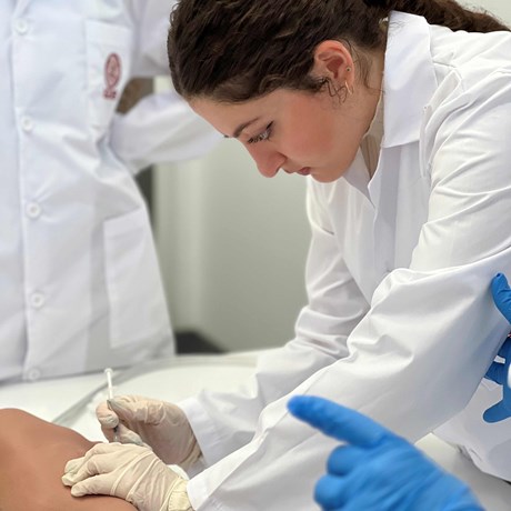 Nursing Students Hands-On Training